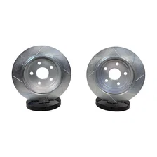 Brakes Claw Performance Rotors, Rear (Slot/Zinc Only) for Jeep Wrangler image 2