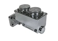 ReMaster Master Cylinder 4 Bolt Mopar, Polished Polished Finish, Right Port, 1.00" Bore image 1