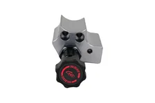 Brakes Gray Adjustable Proportioning Valve with Integrated Mount, Left Port Exit, with 3/8-24 Fittings image 4