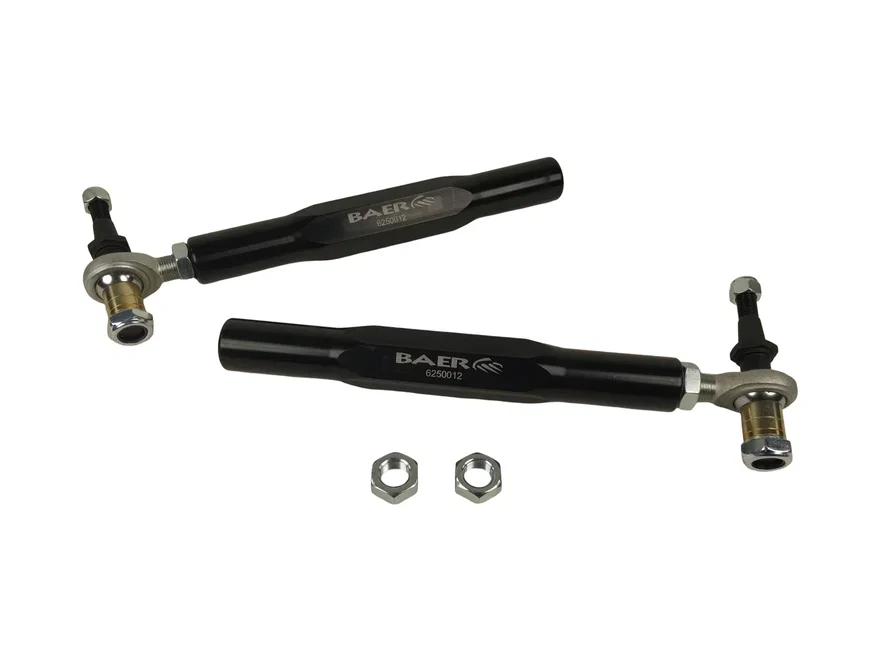 Brakes Tracker Adjustable Front Tie Rods Bump Steer Kit for GM A and G-Body vehicles