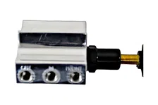 Brakes Chrome Adjustable Proportioning Valve with Integrated Mount, Right Port Exit, with 3/8-24 Fittings image 5