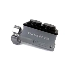 ReMaster Master Cylinder 2 Bolt, 1999-04 SN95 Mustang hydroboost specific, Gray Anodized Finish, Right Port, 1.125 (1-1/8) Bore image 1