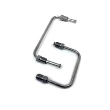 Brakes 3/8-24 Inverted Flare Hard Lines for 15/16" or 1" Bore Master Cylinders to Proportioning Valve image 1