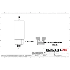 Brakes Pressure Residual Valve – Billet Aluminum, 10#, 3/8-24 IF Female image 4