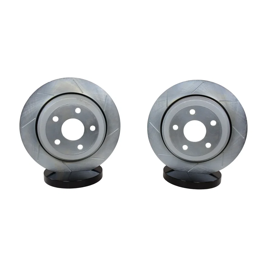 Brakes Claw Performance Rotors, Rear (Slot/Zinc Only) for Jeep Wrangler