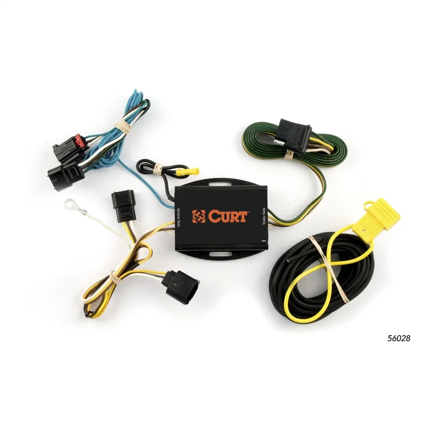 Custom Wiring Harness; 4-Way Flat Output; Select Dodge Avenger