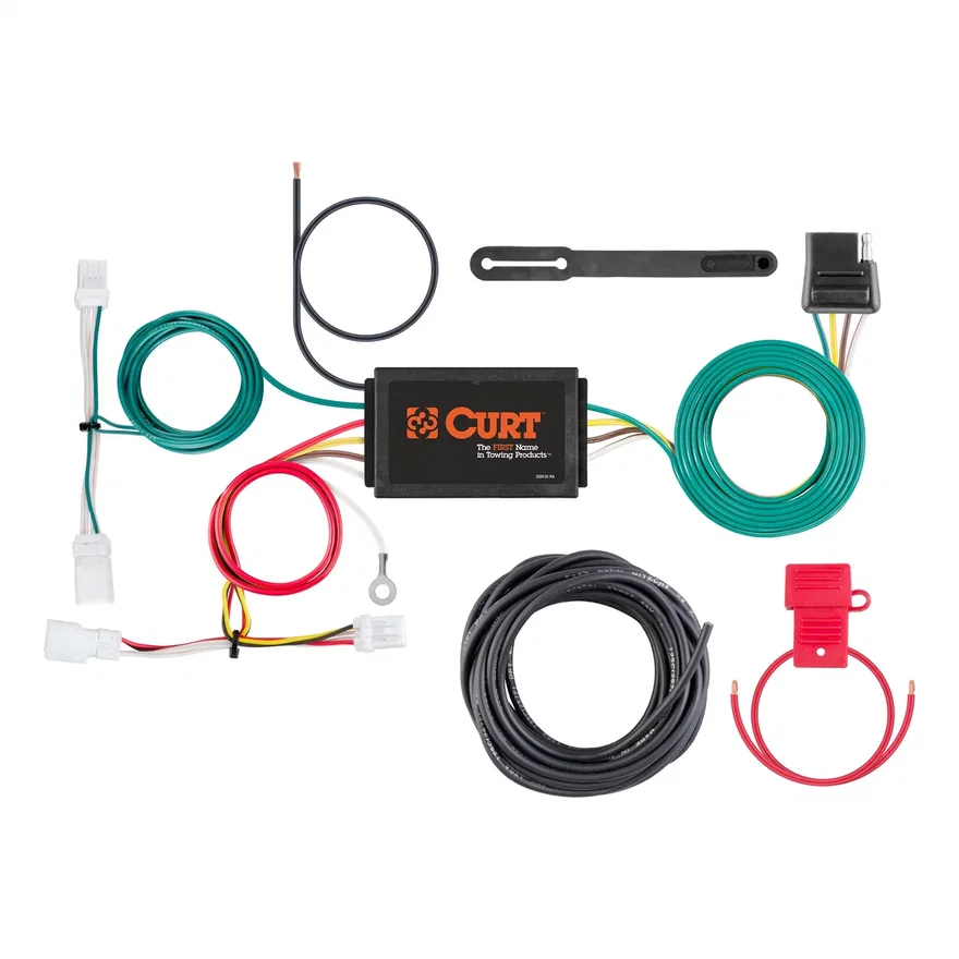 Custom Wiring Harness; 4-Way Flat Output; Select Kia Niro