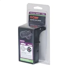 Adapter (7-Way RV Blade to 6-Way Round Trailer; Center Pin Brake; Packaged) image 2