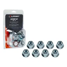 Trailer Axle Hex Flange Lug Nut; 5/8in.-18 Thread Size; 8 Pack image 1