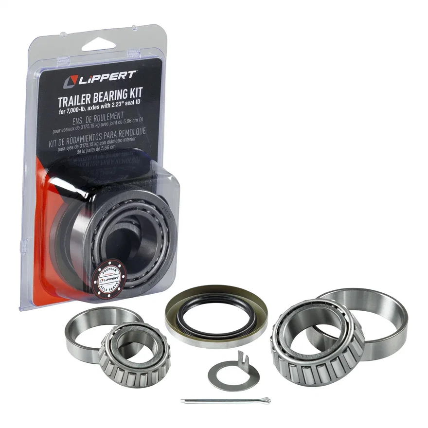 Trailer Bearing Replacement Kit; 7;000-lb. Axles