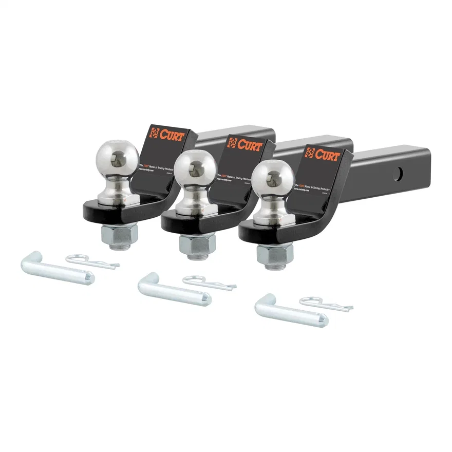 Loaded Ball Mounts with 2in. Balls (2in. Shank; 7;500 lbs.; 2in. Drop; 3-Pack)