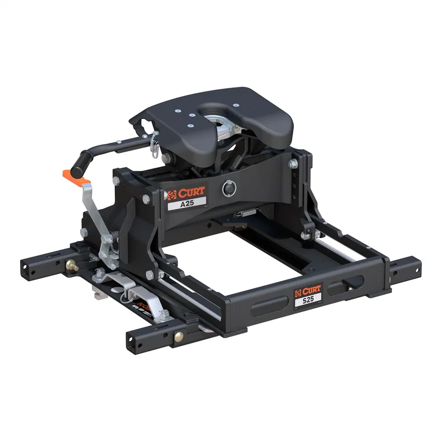 A25 Sliding 5th Wheel Hitch; 25K; Select Chevy; Ford; GMC Puck System