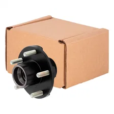 Idler Hub with Races/Wheel Studs; 2;200-lb. Axles; 5 on 4-1/2in. Bolt Pattern image 1