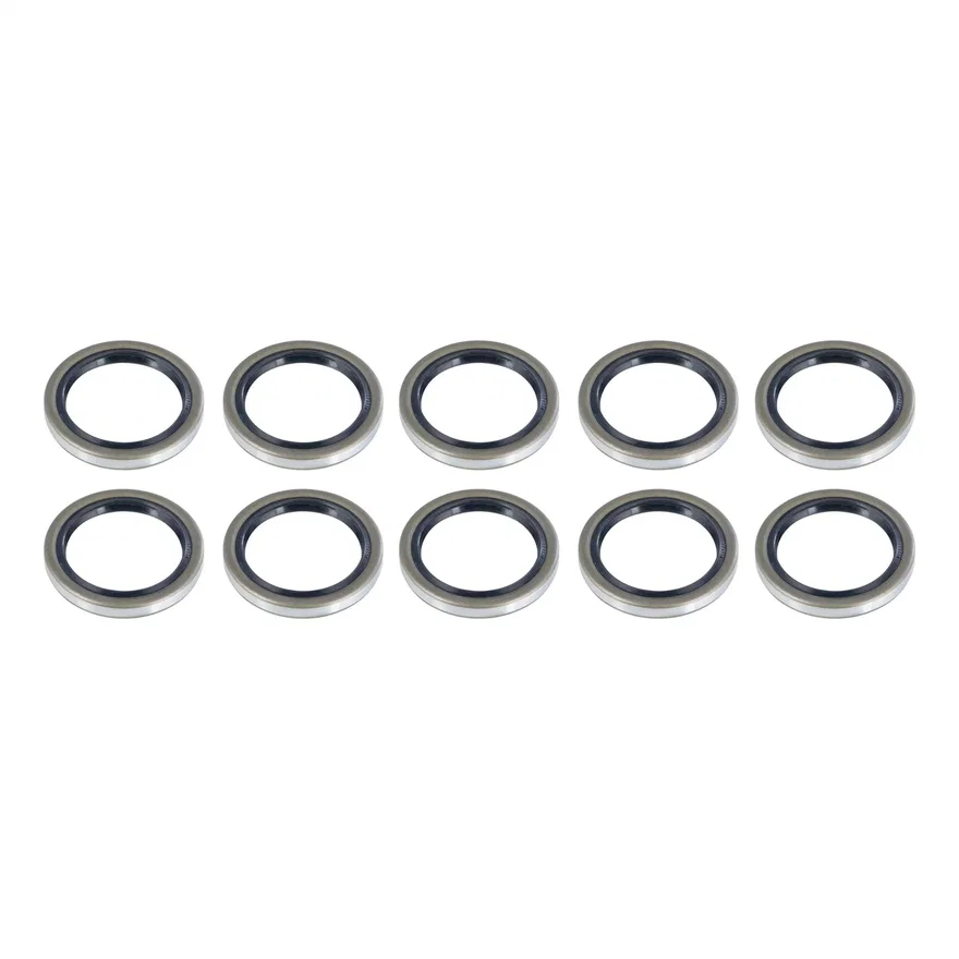 Double Lip Grease Seal; 2;200-lb. Axles; 1.5in. Spindle Shaft Diameter; 30 Pack