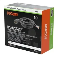 Replacement 7-Way RV Blade with 10ft. Wires (Trailer Side; Packaged) image 3