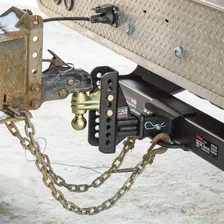 Adjustable Channel Mount with Dual Ball (2-1/2in. Shank; 20;000 lbs.; 6in. Drop) image 2