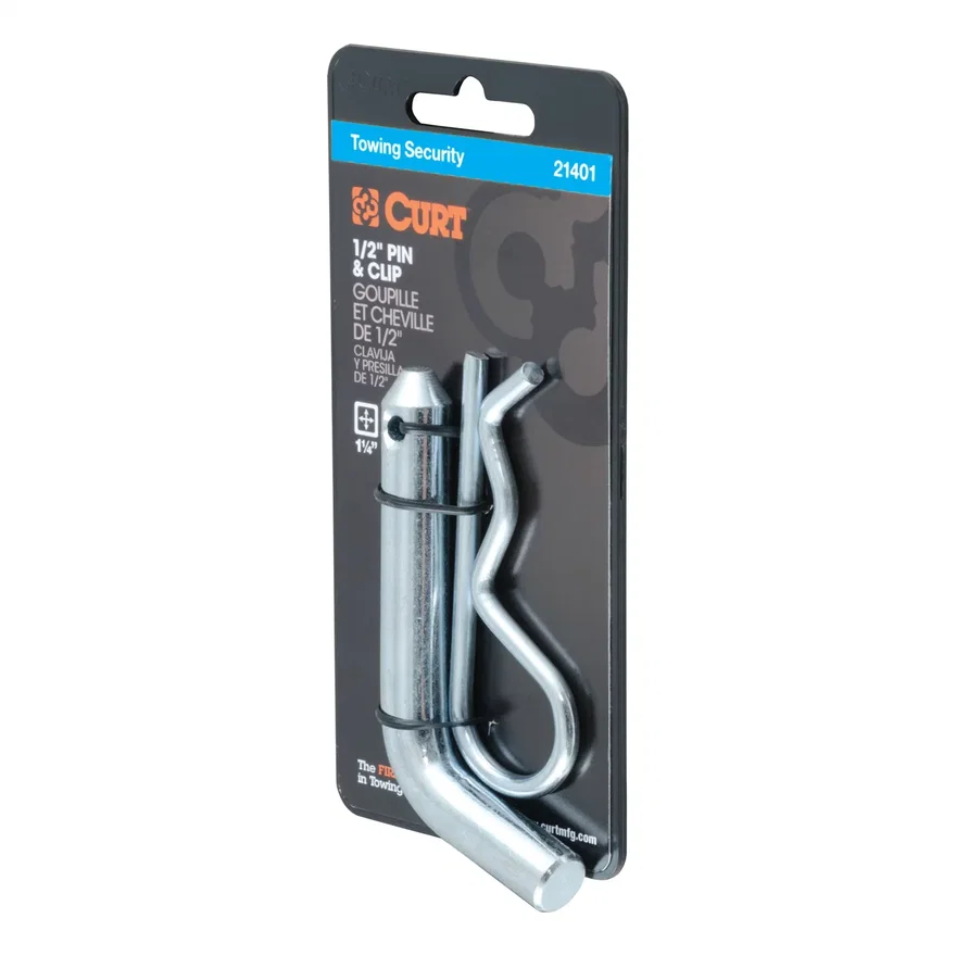 1/2in. Hitch Pin (1-1/4in. Receiver; Zinc; Packaged)