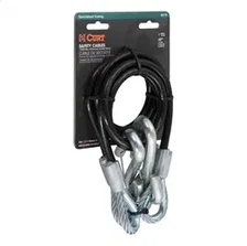 44in. Safety Cables with 2 Snap Hooks (7;500 lbs; Vinyl-Coated; 2-Pack) image 2