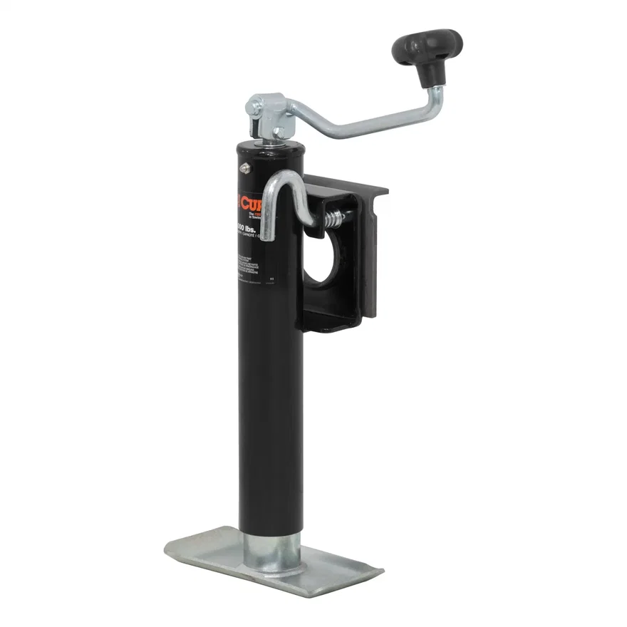 Bracket-Mount Swivel Jack with Top Handle (2;000 lbs; 10in. Travel)