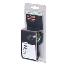 6-Way Square Connector Plug with 12in. Wires (Trailer Side; Packaged) image 2
