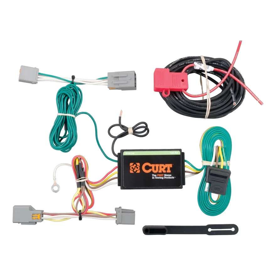 Custom Wiring Harness; 4-Way Flat Output; Select Ford Transit Connect