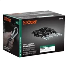 65in. Safety Chains with 2 Snap Hooks Each (5;000 lbs; Vinyl-Coated; 2-Pack) image 2
