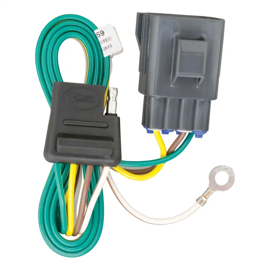 Custom Wiring Connector; 4-Way Flat Output; Select Land Rover Evoque