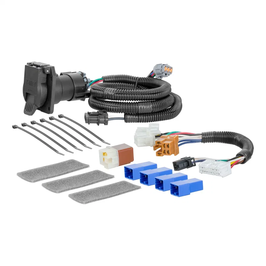 Custom Wiring Connector; 7-Way RV Blade Output; Select Nissan Pathfinder