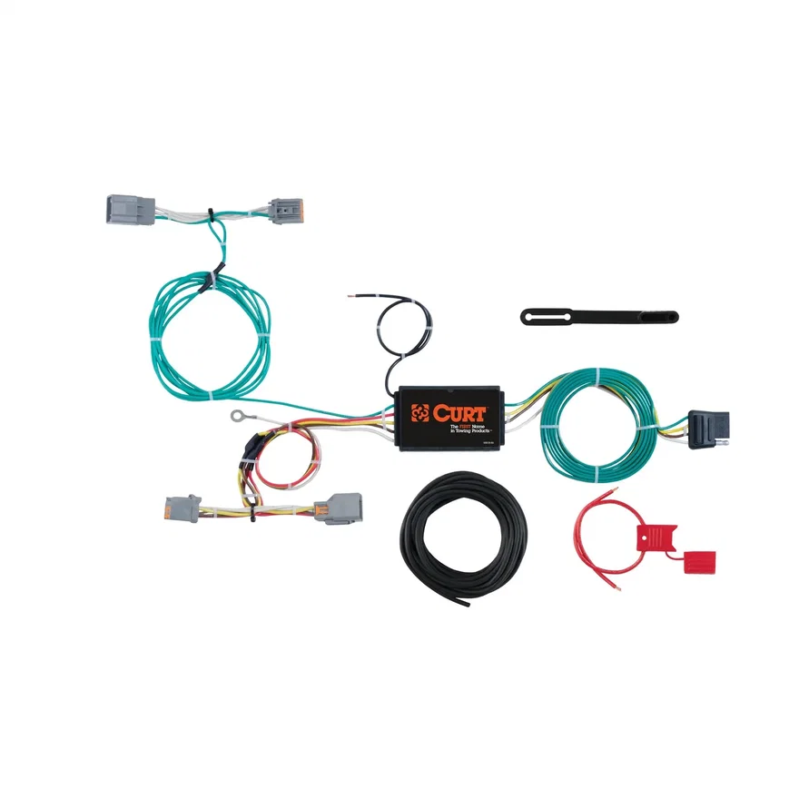 Custom Wiring Harness; 4-Way Flat Output; Select Volvo V60