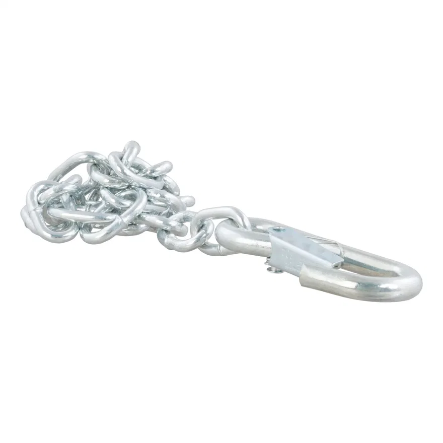 27in. Safety Chain with 1 Snap Hook (2;000 lbs; Clear Zinc)