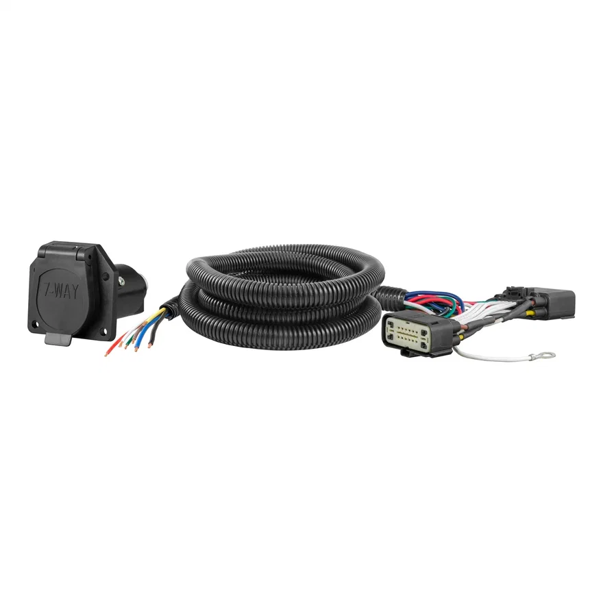 Custom Wiring Harness; 7-Way RV Blade Output; Select Ford Explorer