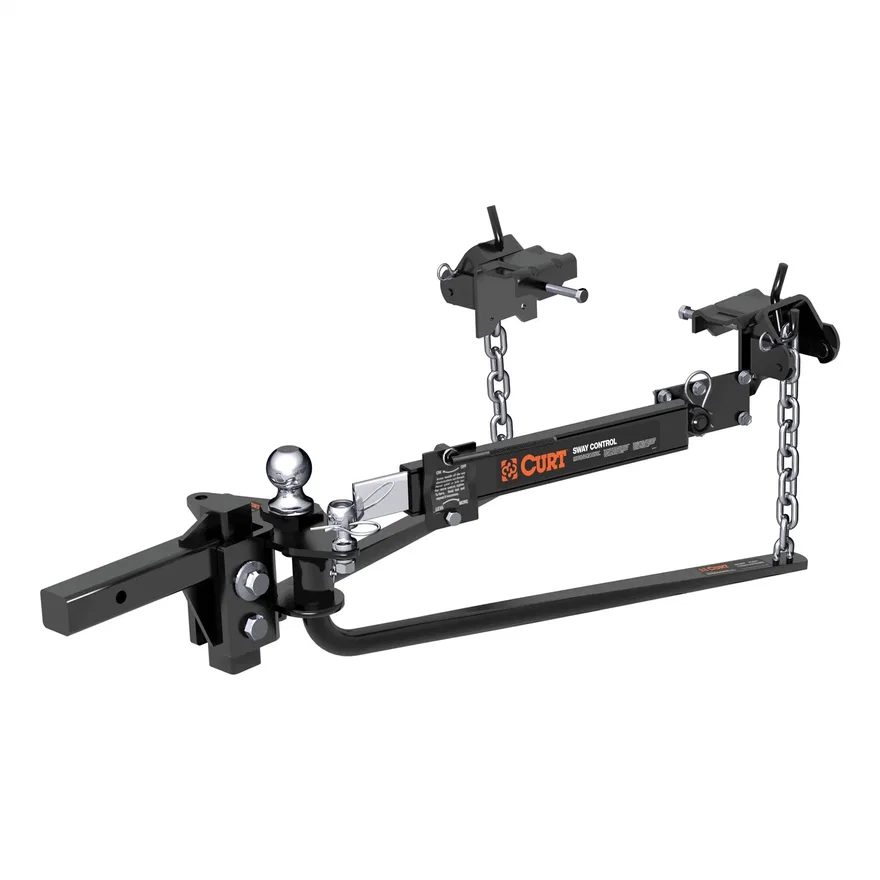 Round Bar Weight Distribution Hitch with Lubrication; Sway Control (10-14K)