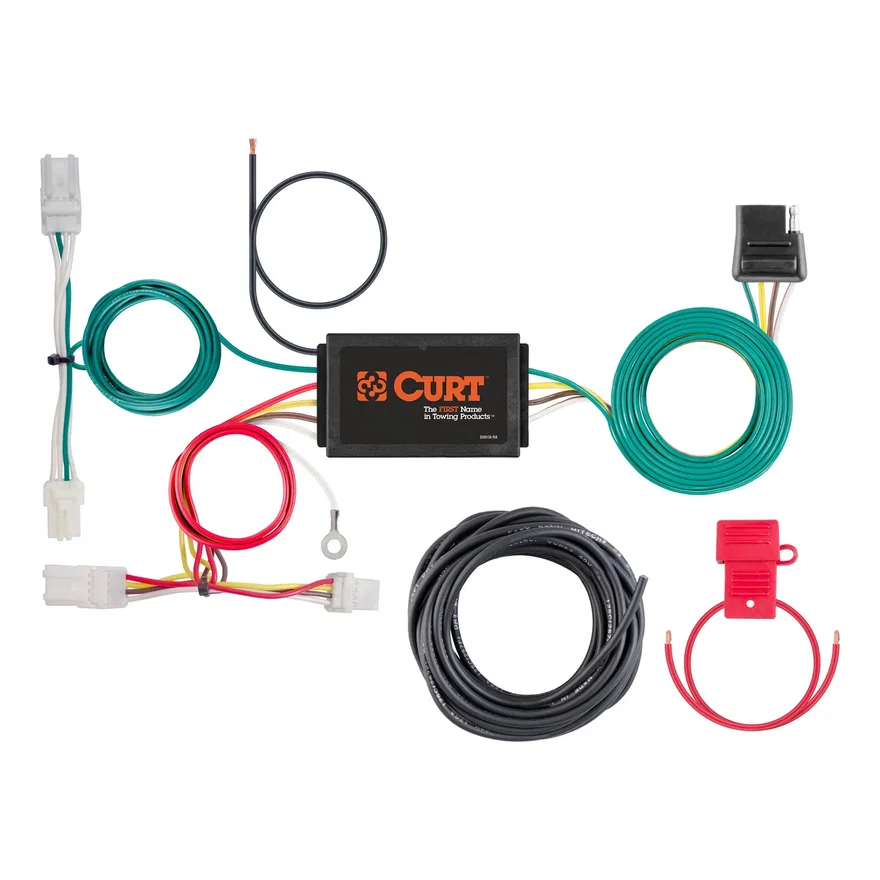 Custom Wiring Harness; 4-Way Flat Output; Select Kia Forte5