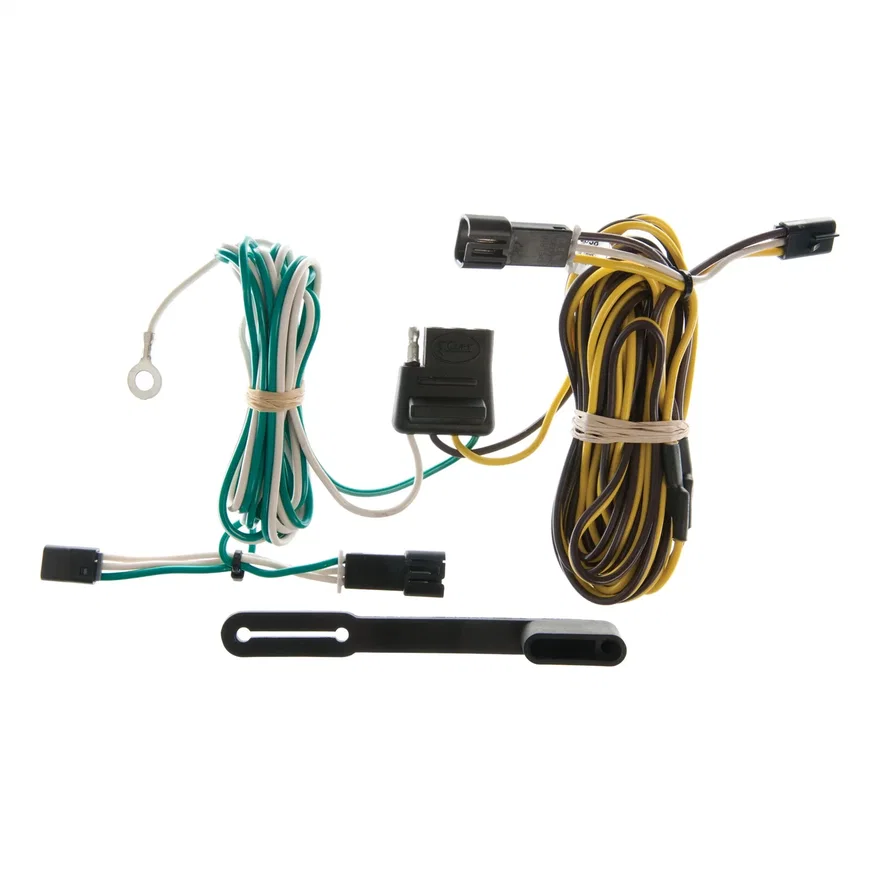 Custom Wiring; 4-Way Flat; Select Chevy G10; G20; G30; GMC G1500; G2500; G3500