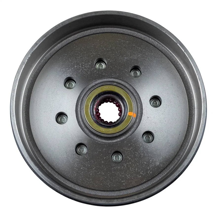 RV Brake Drum Hub for 7;000-lb. Axle-8 on 6.5in.; 9/16in. Stud (Fully Assembled)