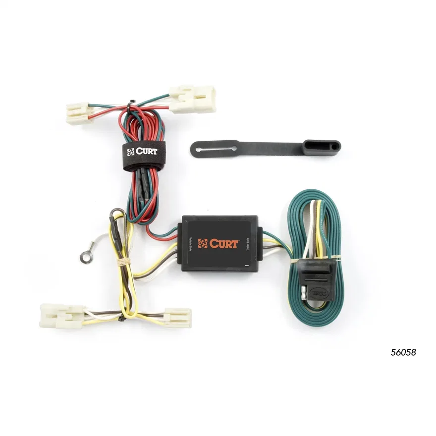 Custom Wiring Harness; 4-Way Flat Output; Select Kia Amanti; Optima Sedan