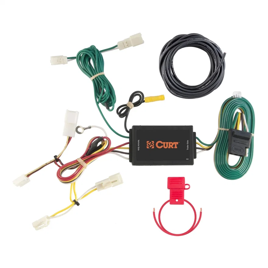 Custom Wiring Harness; 4-Way Flat Output; Select Toyota Sienna