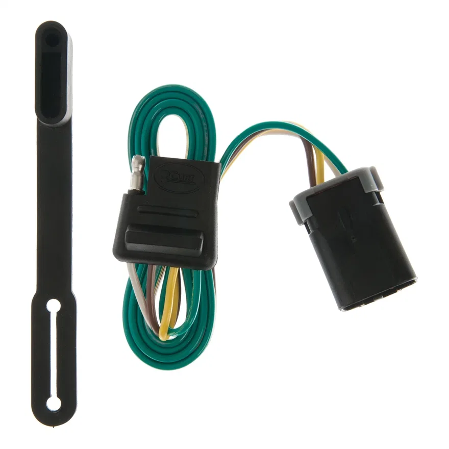 Custom Wiring Connector; 4-Way Flat; Select Dodge Ram 1500; 2500; 3500 Van