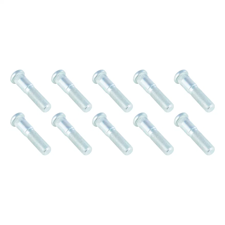 Axle Wheel Stud; 0.689in. Knurl; 5/8in.-18 Thread; 2-3/4in. Shoulder Length; 10