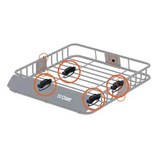 Replacement Hardware for Roof Rack Cargo Carrier 18115 image 2
