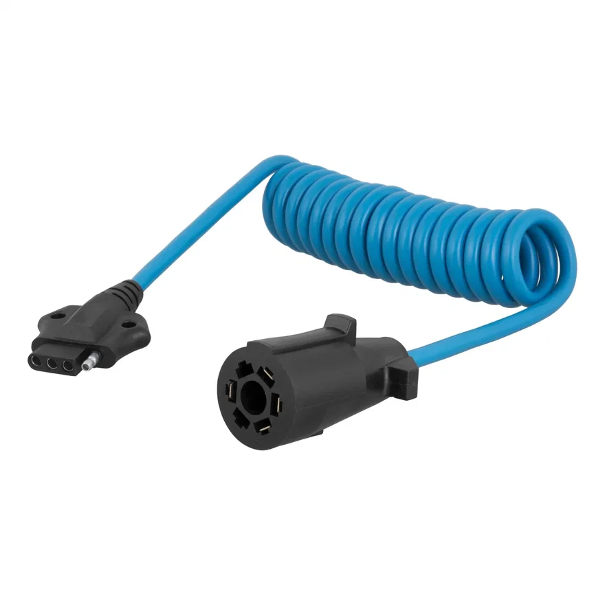 5ft. Electrical Adapter Harness (7-Way RV Blade Vehicle to 4-Way Flat Trailer)