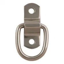 1in. x 1-1/4in. Surface-Mounted Tie-Down D-Ring (1;200 lbs; Stainless) image 1