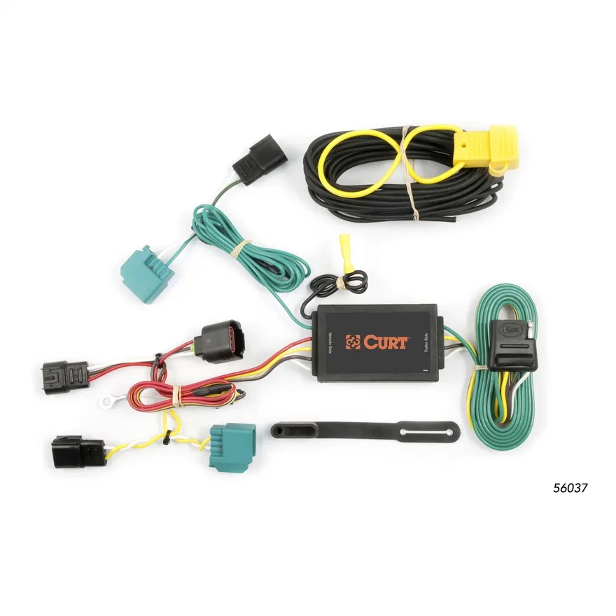 Custom Wiring Harness; 4-Way Flat Output; Select Dodge Journey