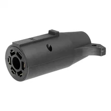 Adapter (7-Way RV Blade to 6-Way Round Trailer; Center Pin Auxiliary; Packaged) image 2