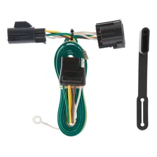 Custom Wiring Harness; 4-Way Flat Output; Select Jeep Wrangler JK image 1