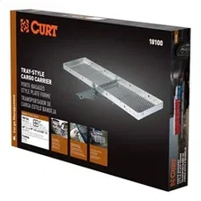 60in. x 20in. Aluminum Tray Cargo Carrier (Folding 2in. Shank; 500 lbs.) image 2