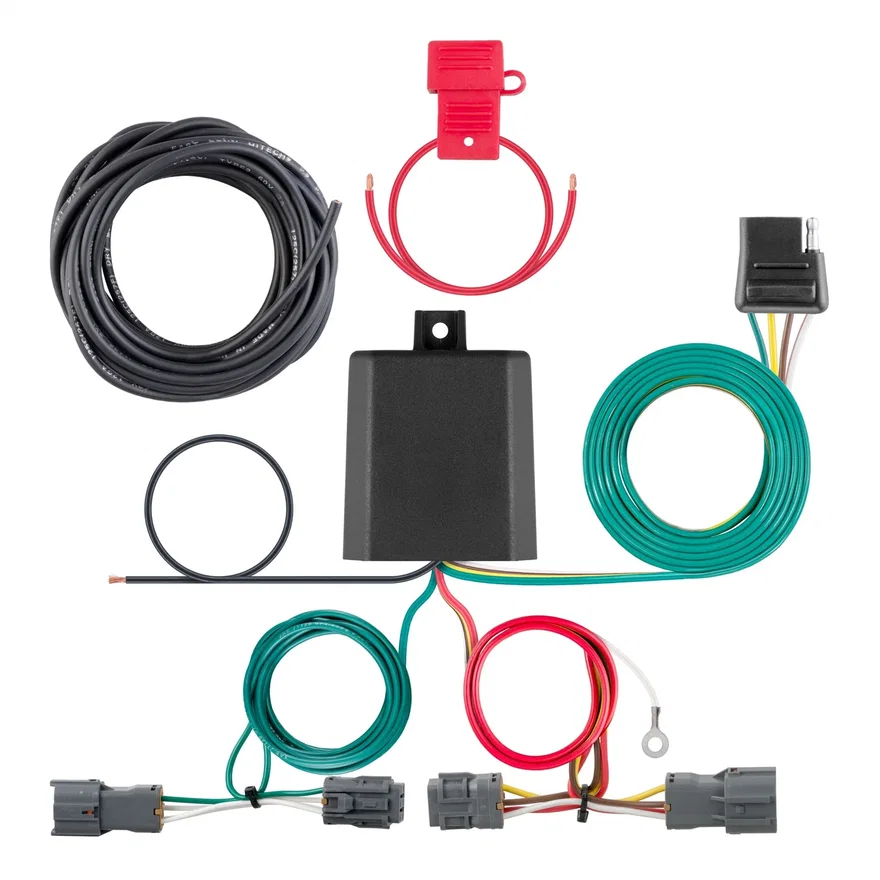 Custom Wiring Harness; 4-Way Flat Output; Select Kia Sorento