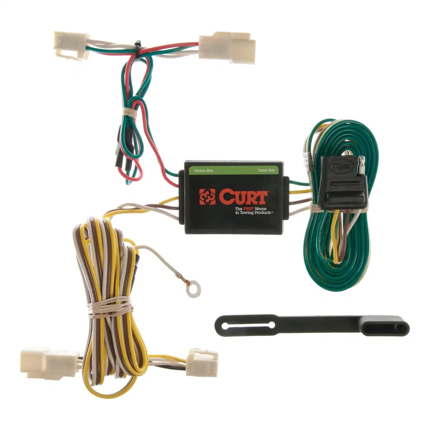 Custom Wiring Harness; 4-Way Flat Output; Select Toyota 4Runner