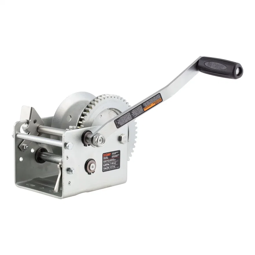 Hand-Crank 2-Speed Win.; 2;600 lbs; 12.7:1 Low Gear Ratio; 10.6in. Handle
