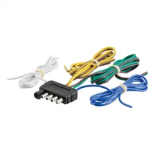 5-Way Flat Connector Plug with 48in. Wires (Trailer Side; Packaged) image 2